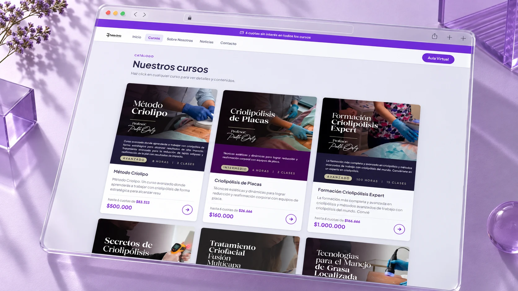 Galería del proyecto Pablo Ortiz — Cursos de Estética — imagen 2