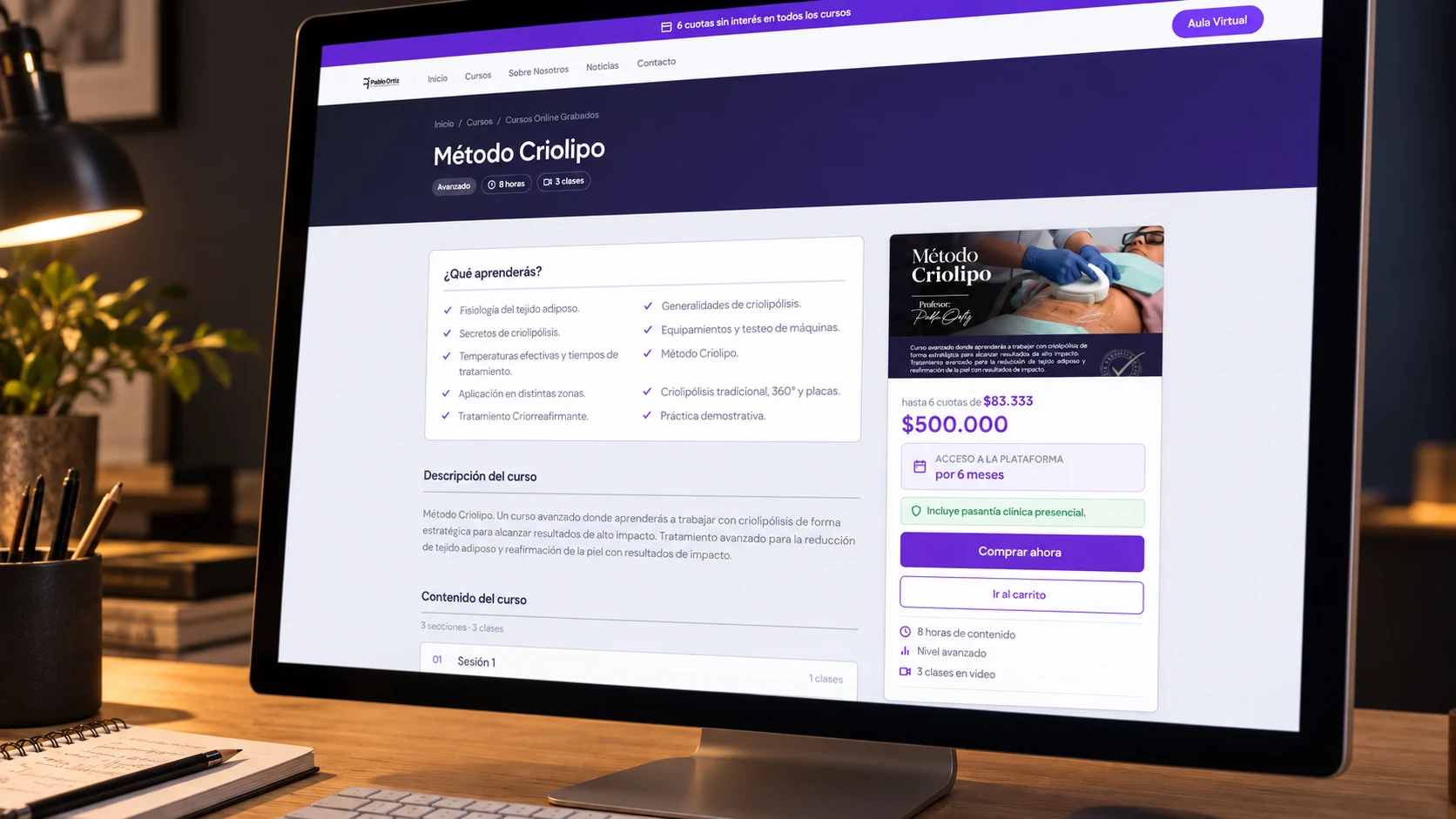 Galería del proyecto Pablo Ortiz — Cursos de Estética — imagen 3